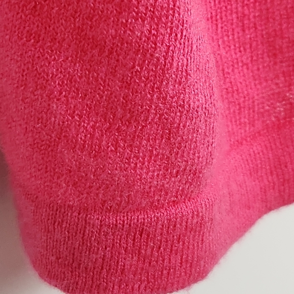 C&C California Size M Pink Beige Orange Striped Pullover Sweater Wool Blend - Picture 4 of 8